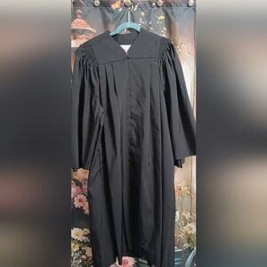 Women's Black Graduation Gown And Hat
